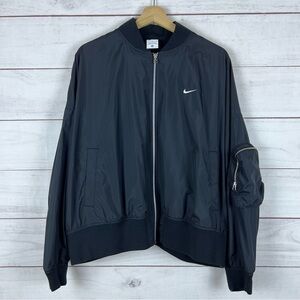 Nike Sportswear Women's Essential Oversized Bomber Jacket in Black FN2839 XL